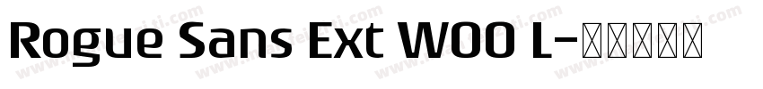 Rogue Sans Ext W00 L字体转换